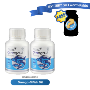 [TP] TRINLEY OMEGA-3 FISH OIL 60S TWINPACK-MAL19036028NC (Free Supplement Gift)